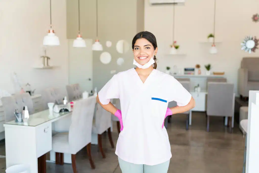 Nail salon owner.
